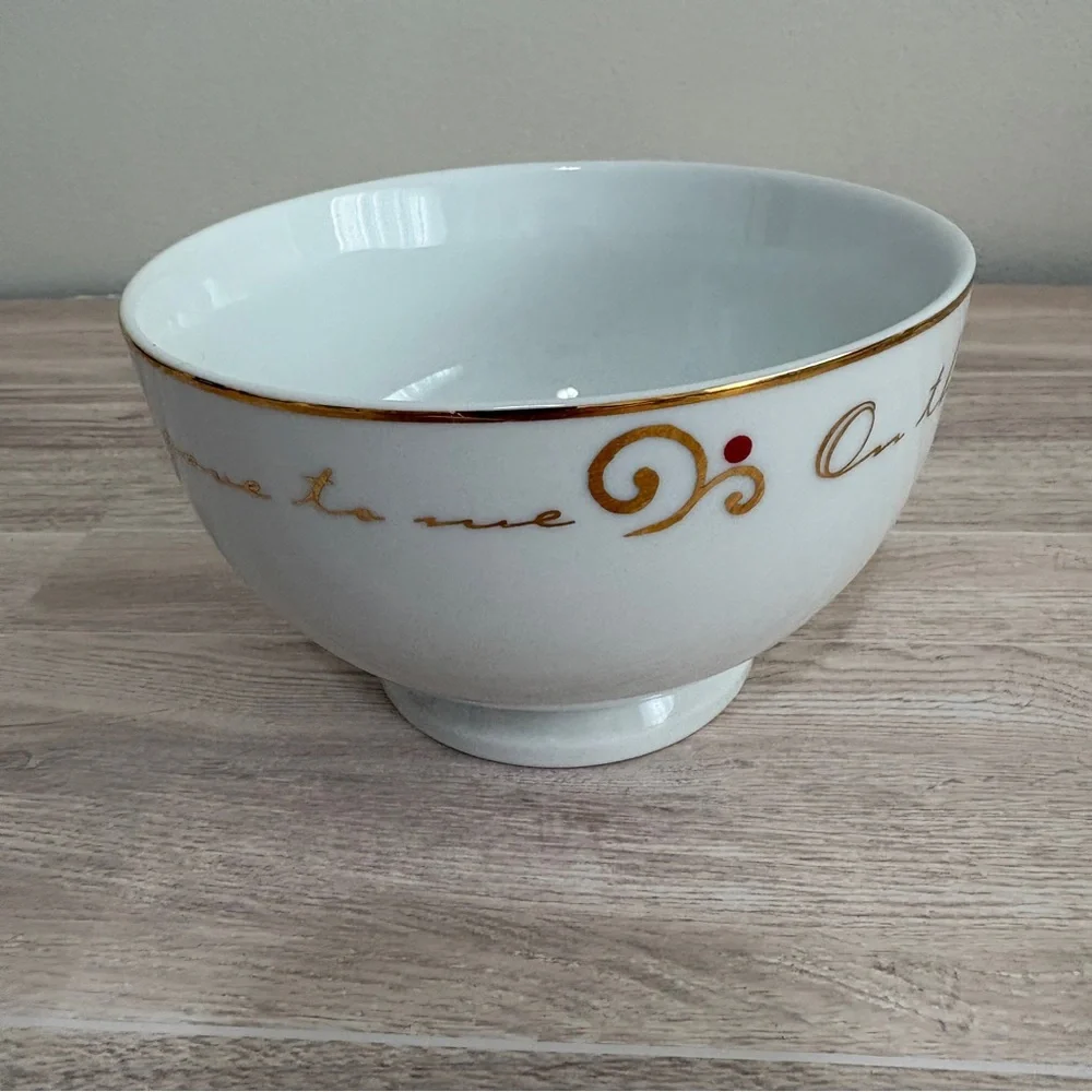 Pier 1 Imports 12 Days of Christmas 1st Day Partridge Bowl